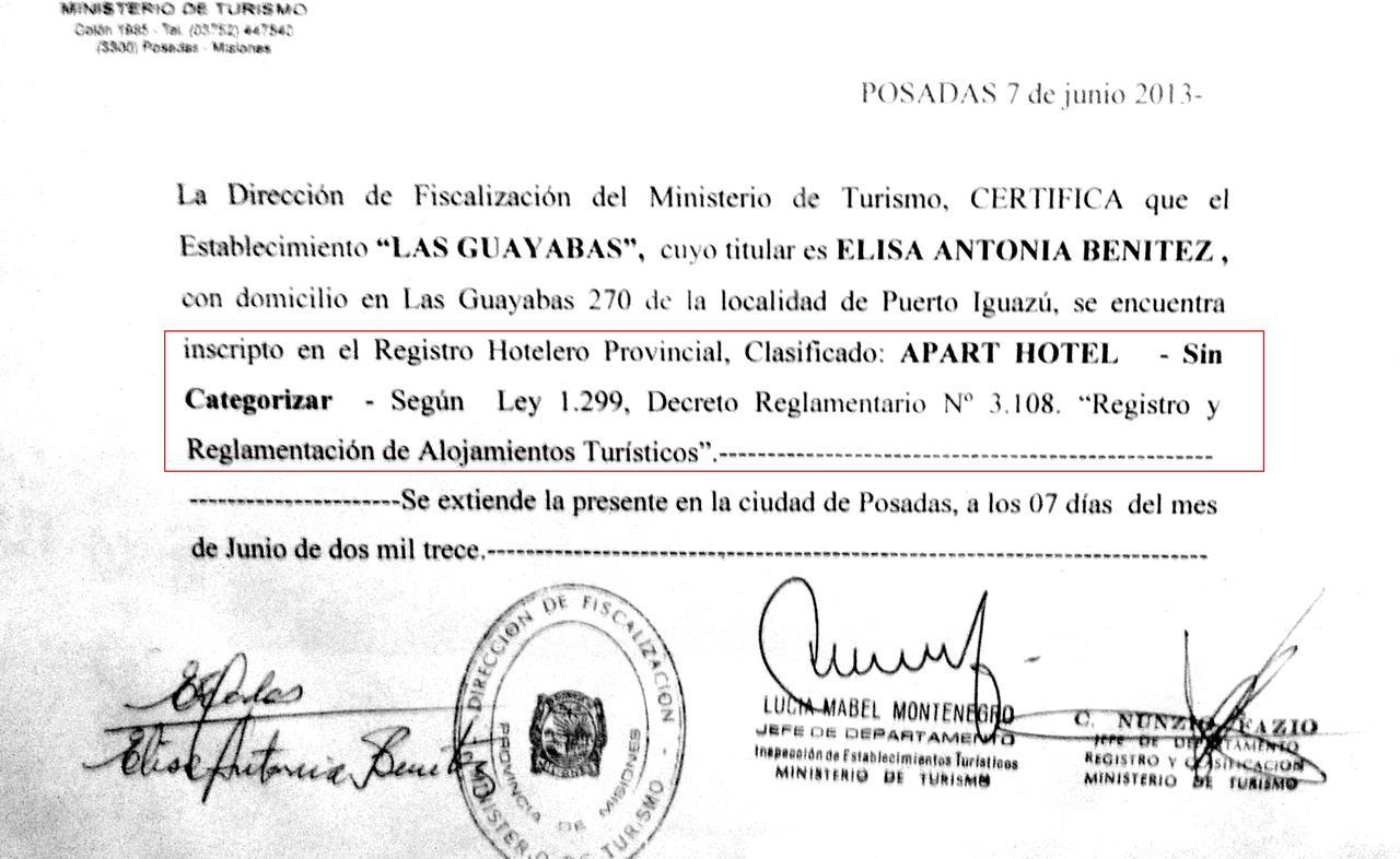 Apart Hotel Las Guayabas Пуэрто-Игуасу Экстерьер фото